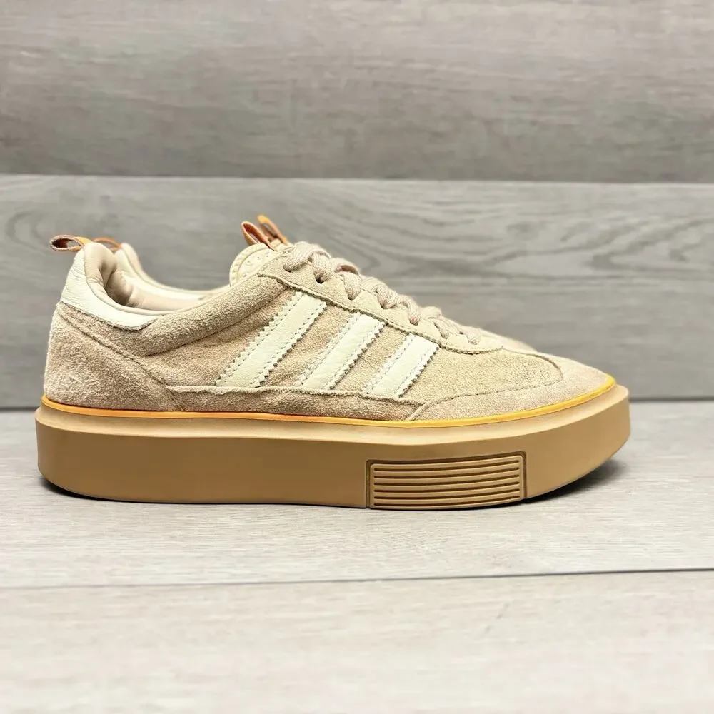 Adidas Super Sleek 72 Platform Sneakers Ash/Pearl/Gum GX5165 Women’s Size 7.5 - Picture 3 of 11